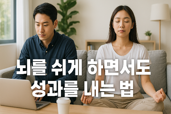 휴식과 몰입의 균형 잡는 루틴, 뇌를 쉬게 하면서도 성과를 내는 법