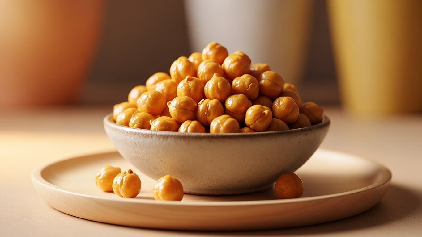 간편한 병아리콩 간식 &ndash; 조청 병아리콩 스낵