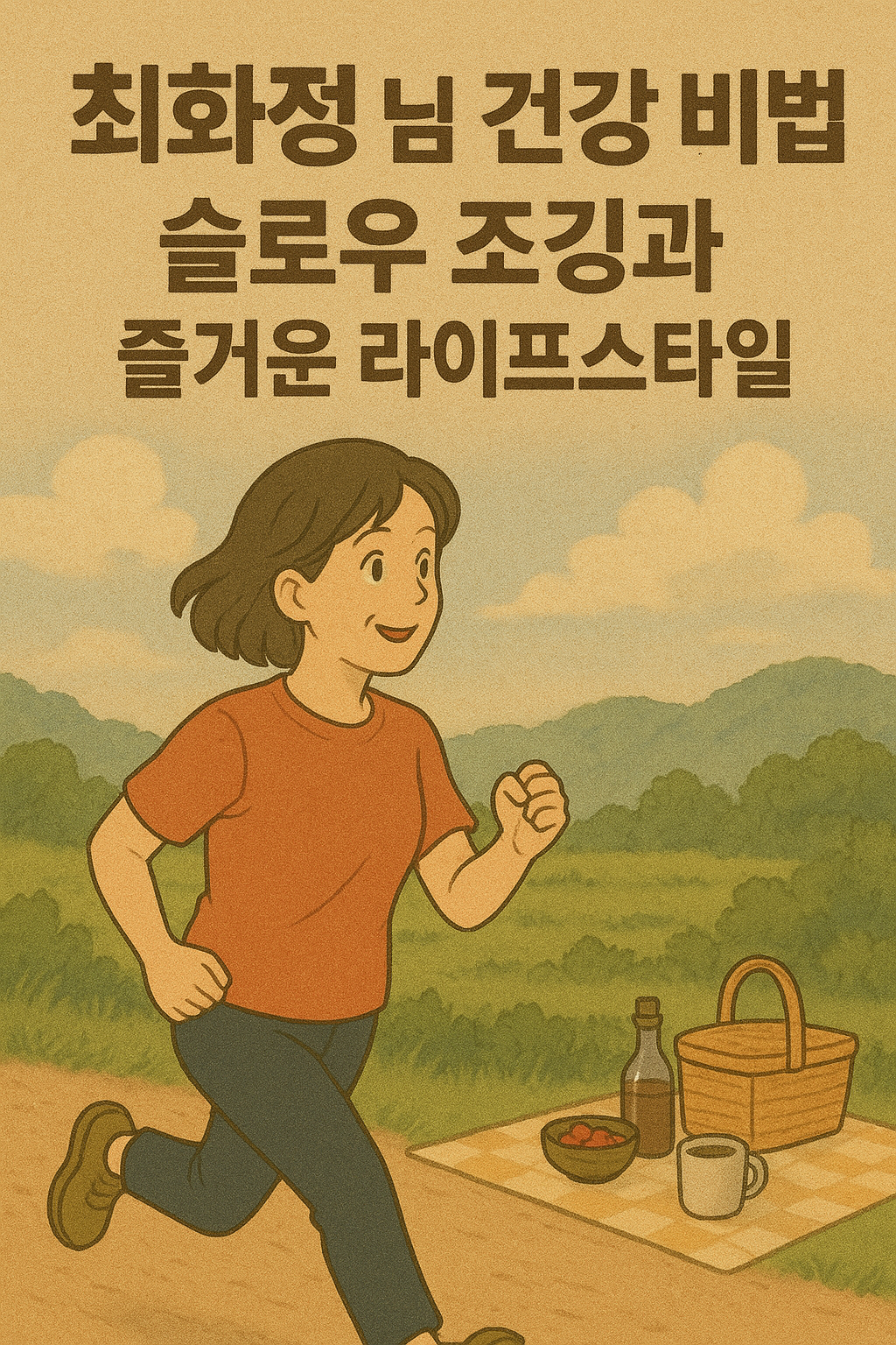 최화정 님의 건강 비법: 슬로우 조깅과 즐거운 라이프스타일 요약