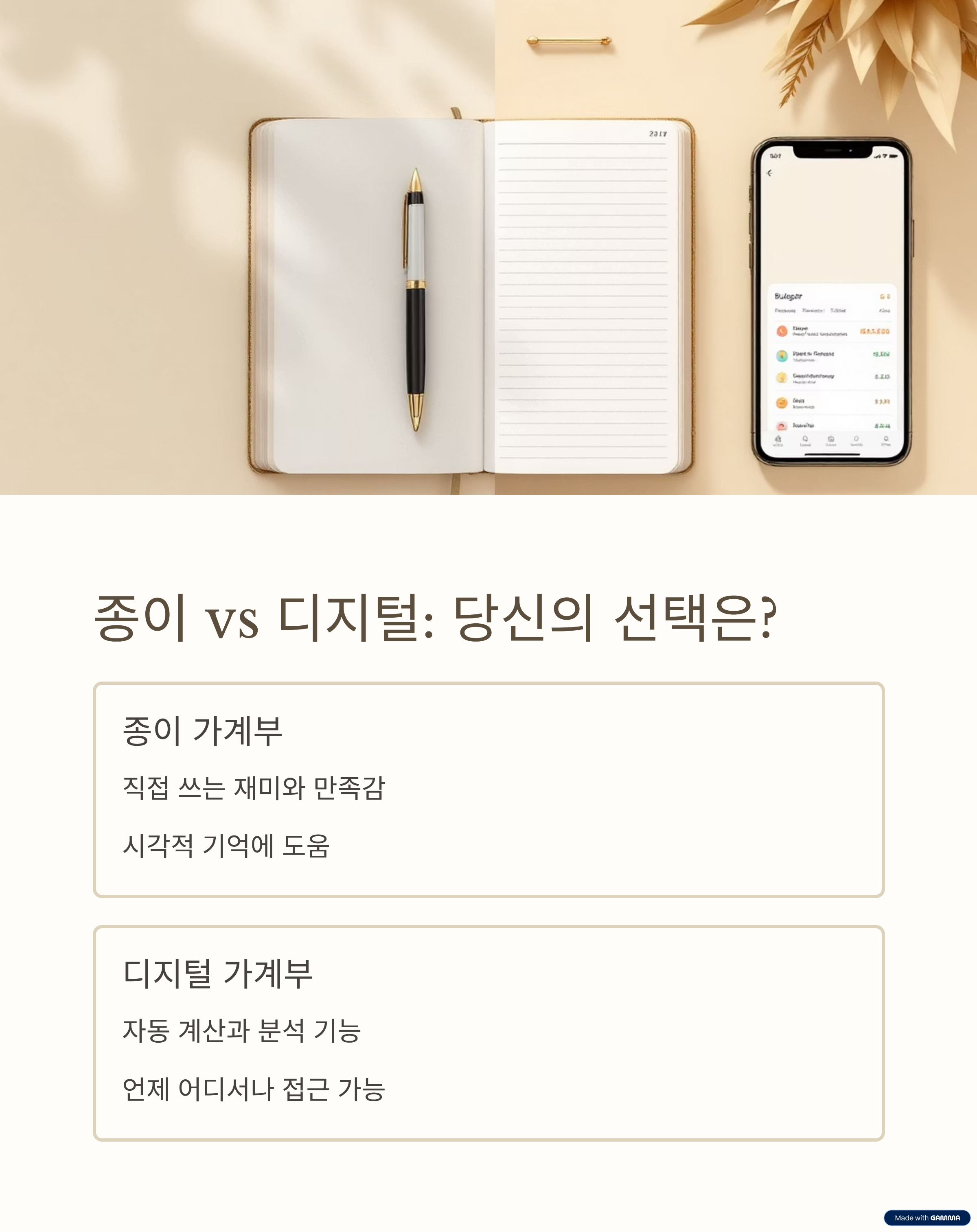 종이 vs 디지털: 당신의 선택은?