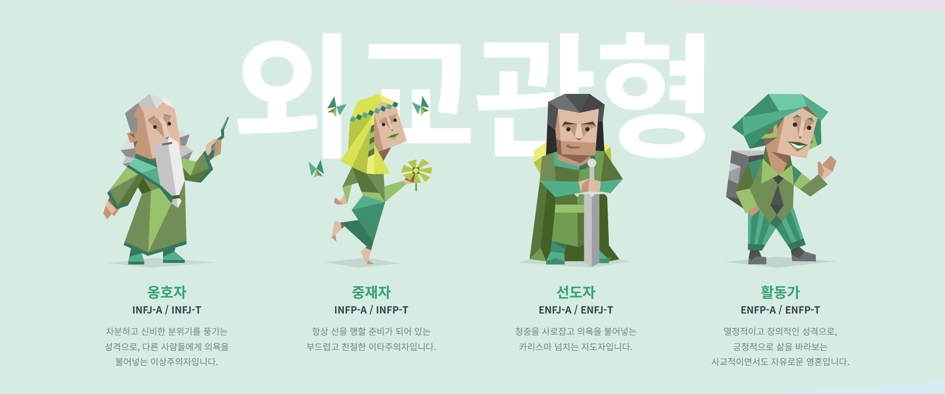 MBTI검사 무료사이트