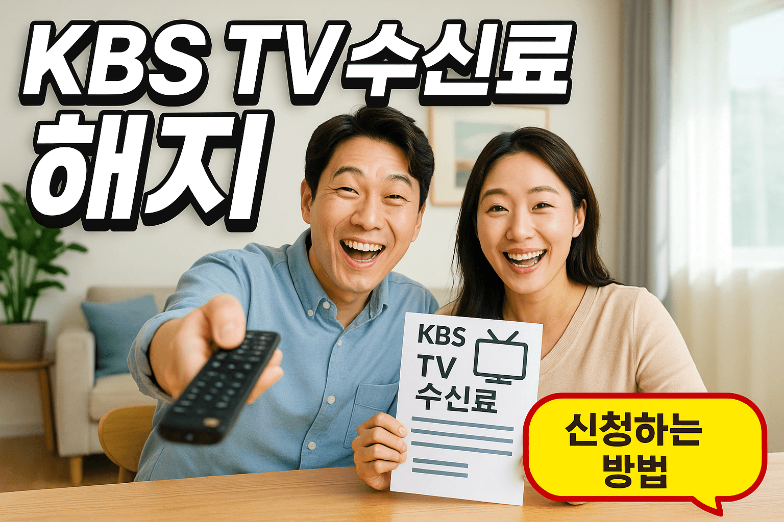 KBS TV 수신료 해지 신청하는 방법(+주의사항)