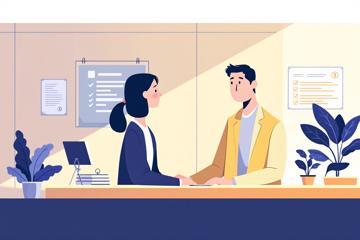 특별채무조정패키지를 상담받고있는 소상공인