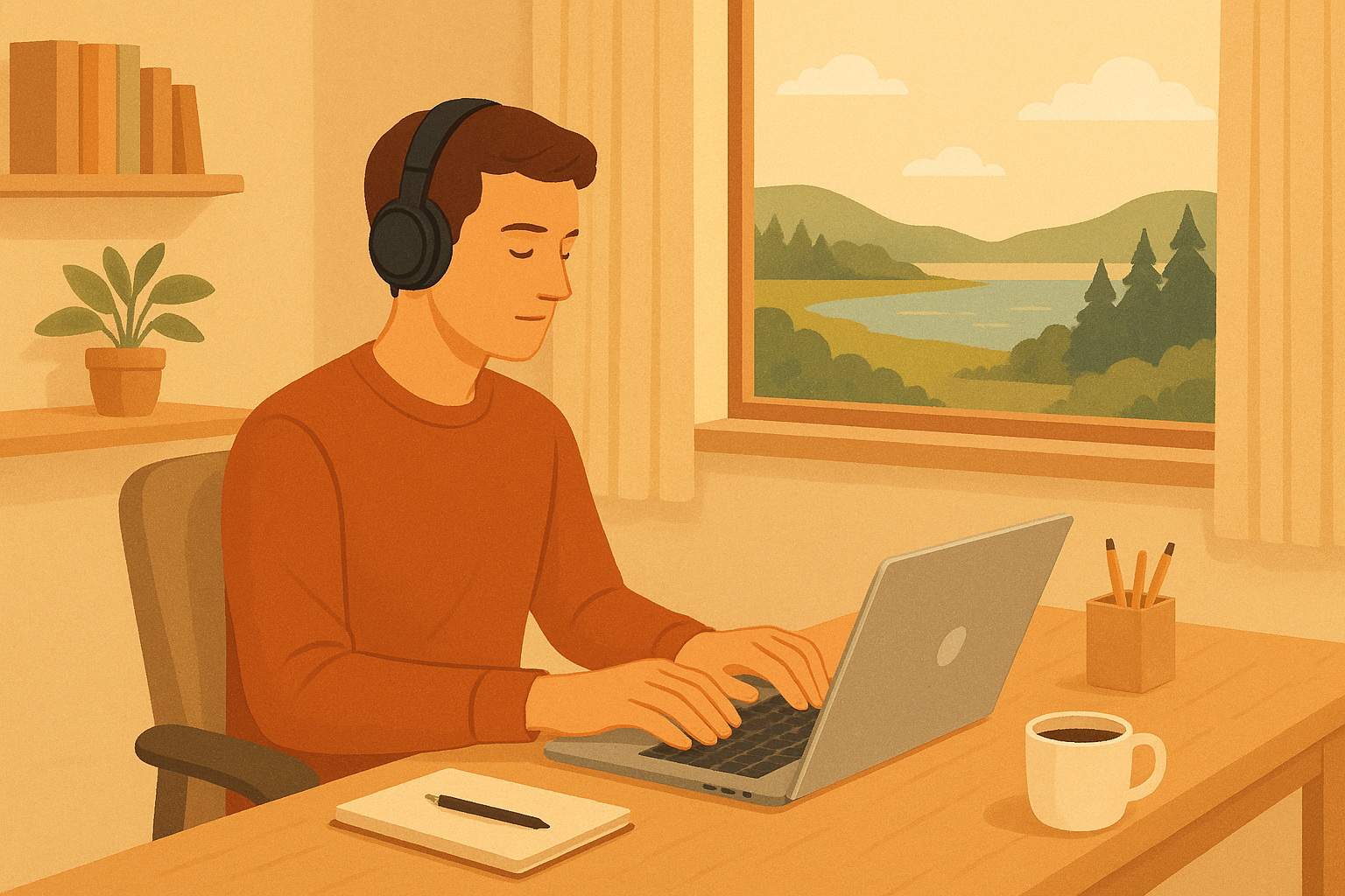 원격 근무 이미지