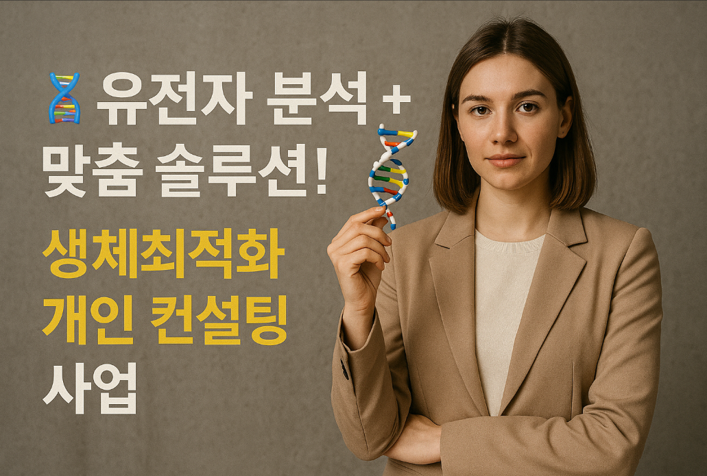 생체최적화 개인 컨설팅 사업