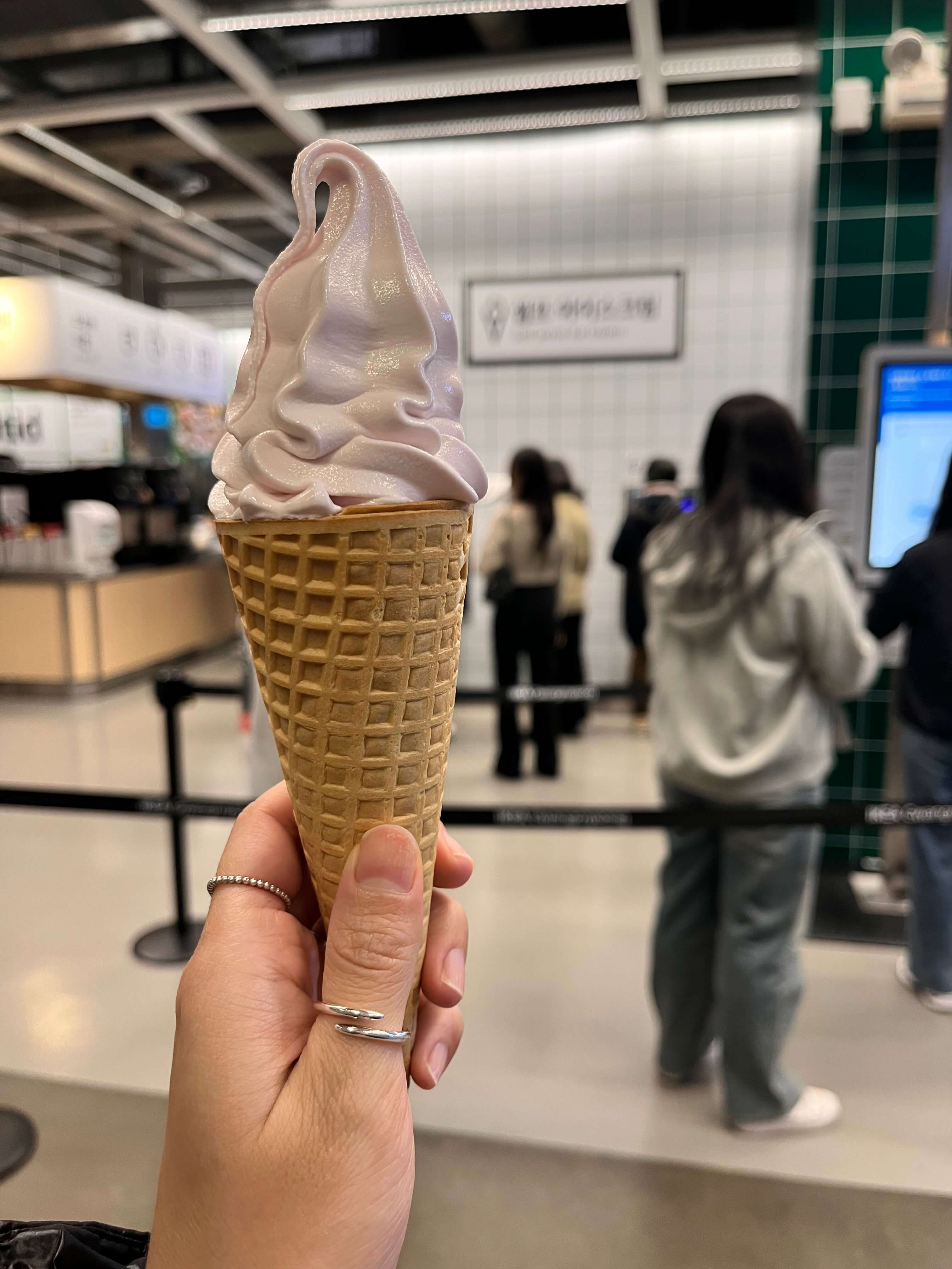 광명 이케아 스웨디시 비스트로 딸기와플콘