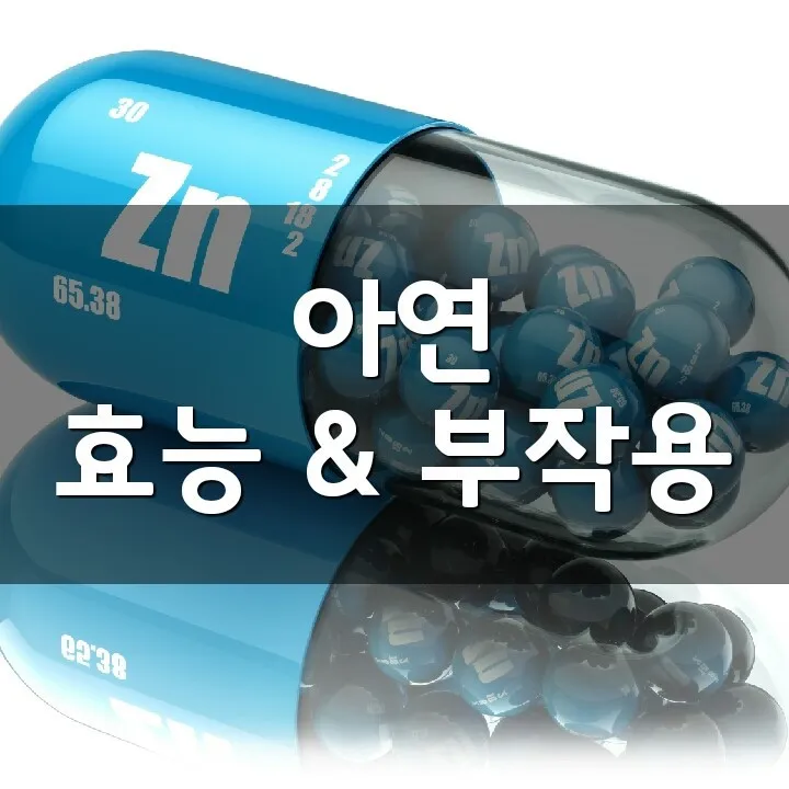 아연 효능과 부족 증상 복용법 부작용 음식 권장량 총정리_5