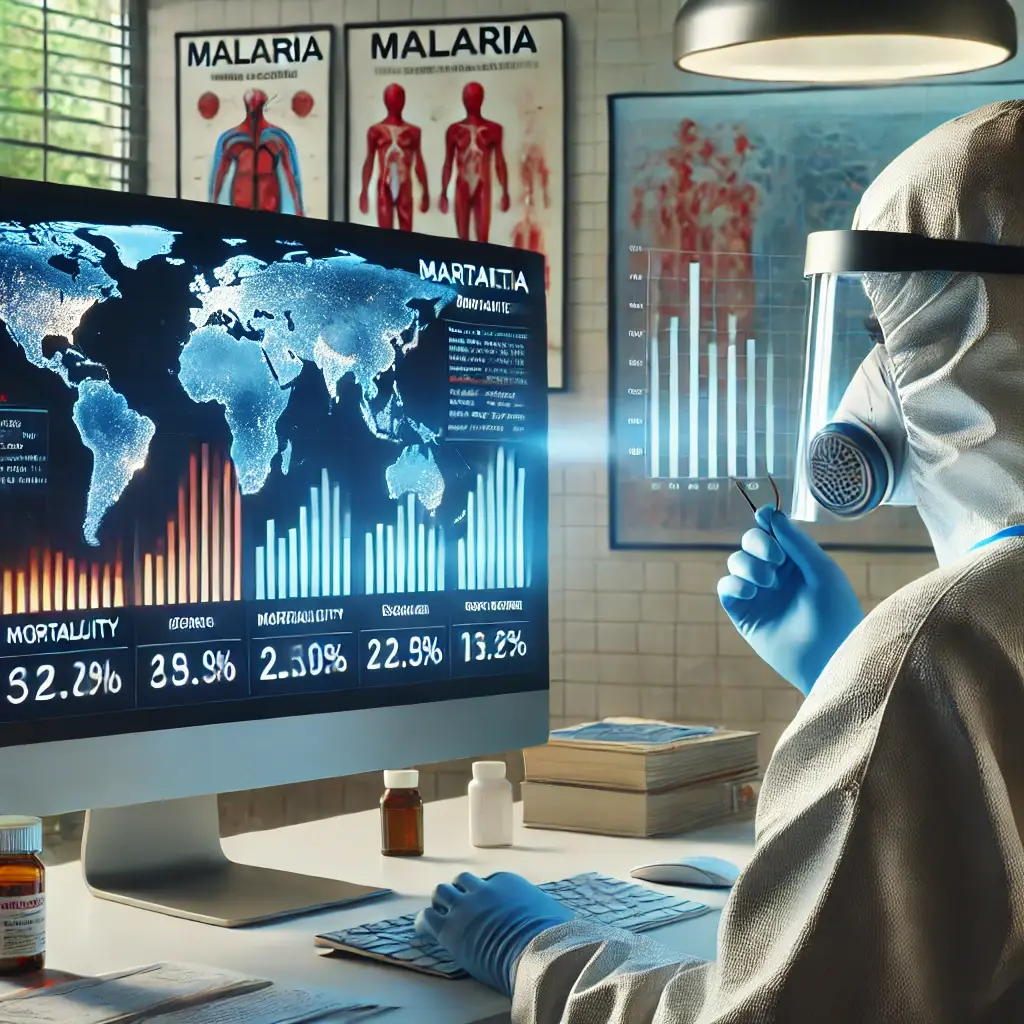 말라리아 치사율 해외 데이터