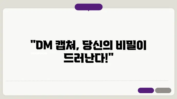 인스타디엠캡쳐알림