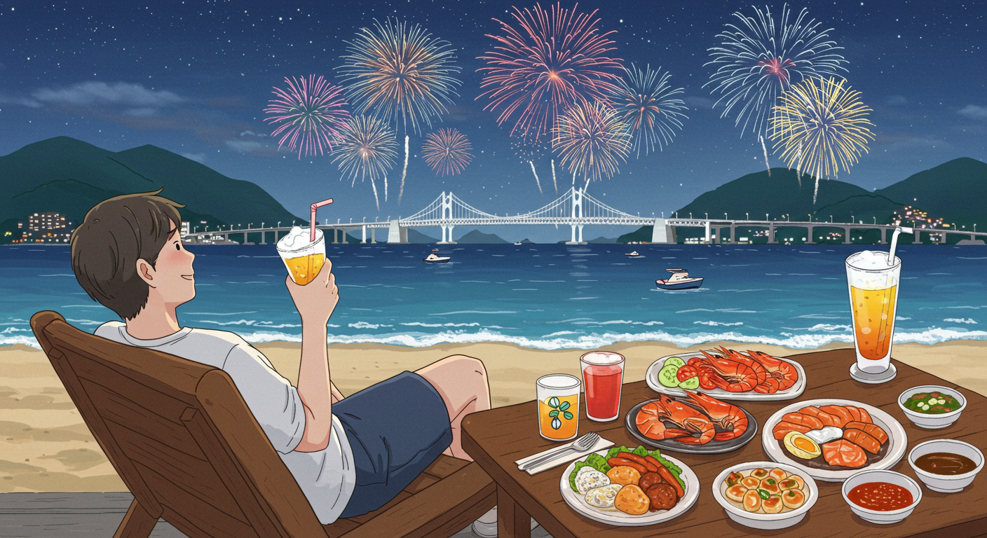 부산 여름여행의 낮과 밤, 바다와 야경과 미식
