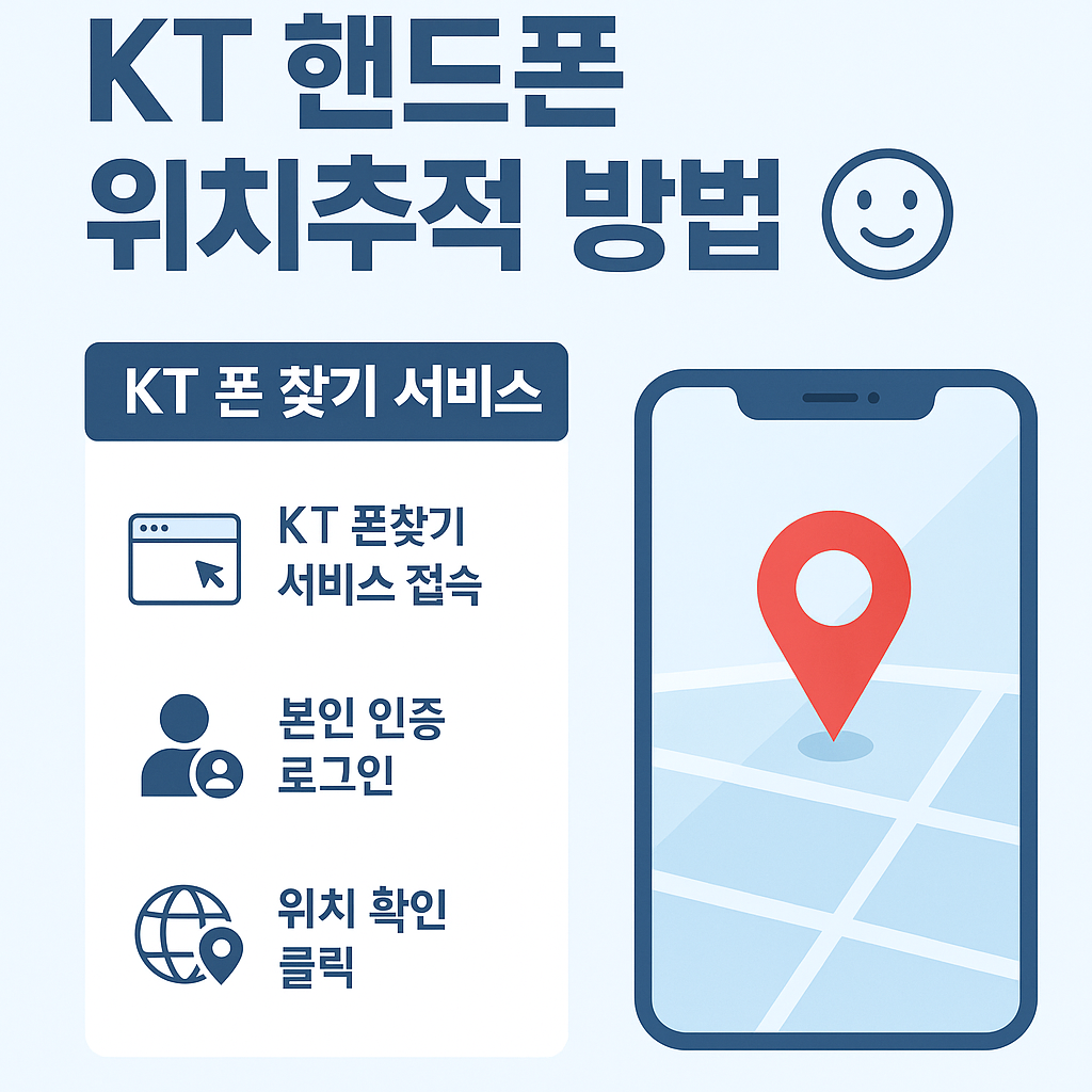 kt핸드폰 위치추적 방법