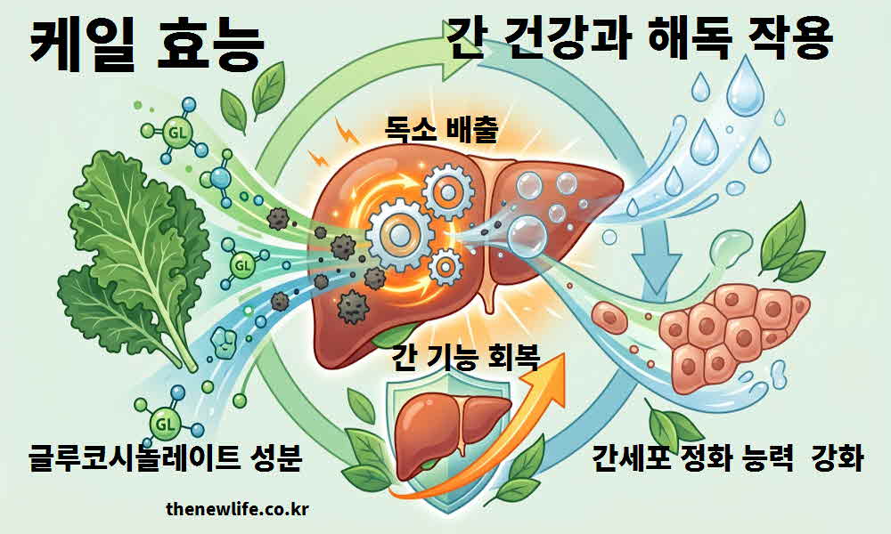 케일 효능 간 건강 해독 작용
