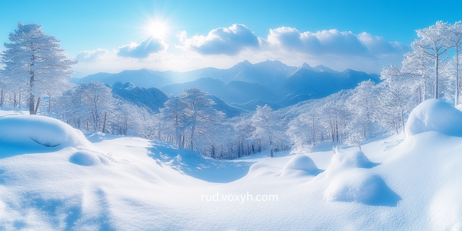 두타산의 사계절