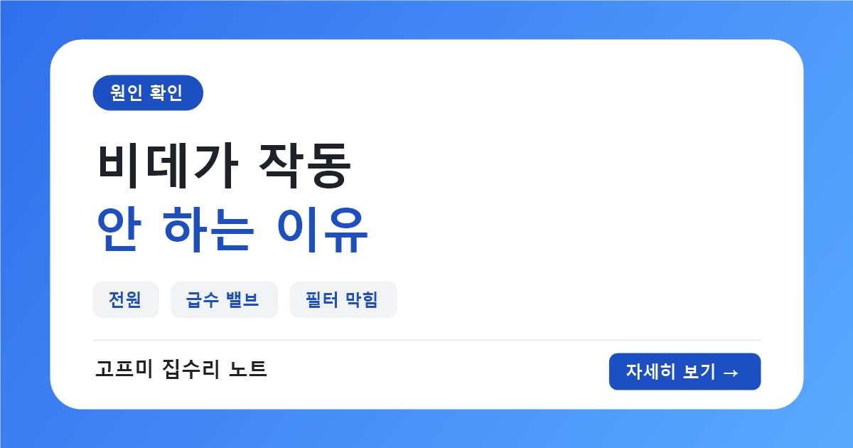 비데고장
