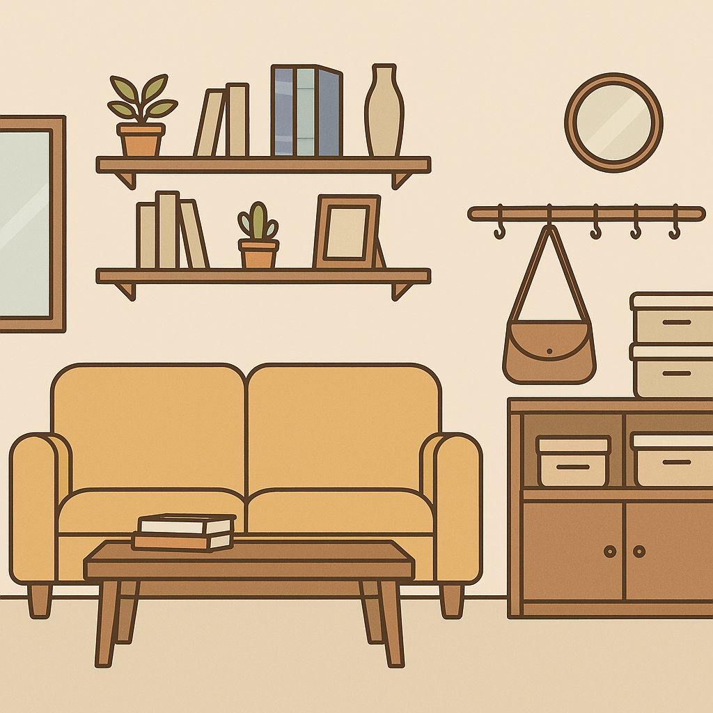 공간 확장 수납