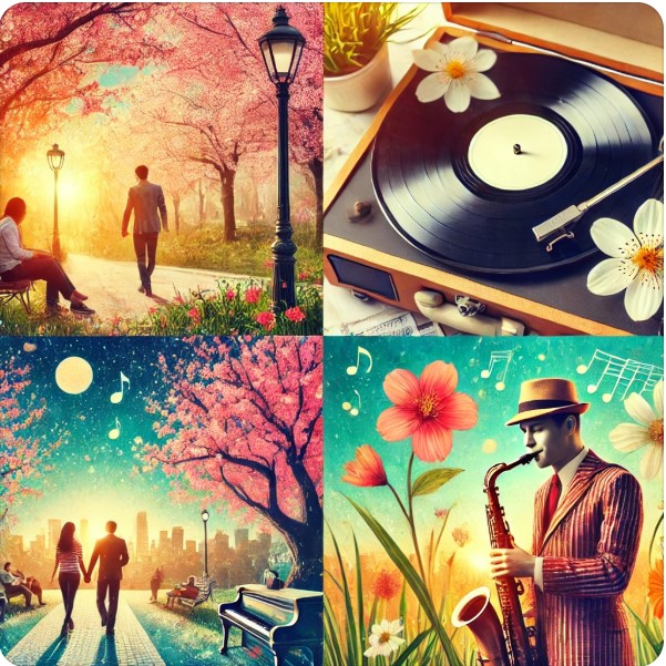 봄을 담은 가요, 팝송, 재즈