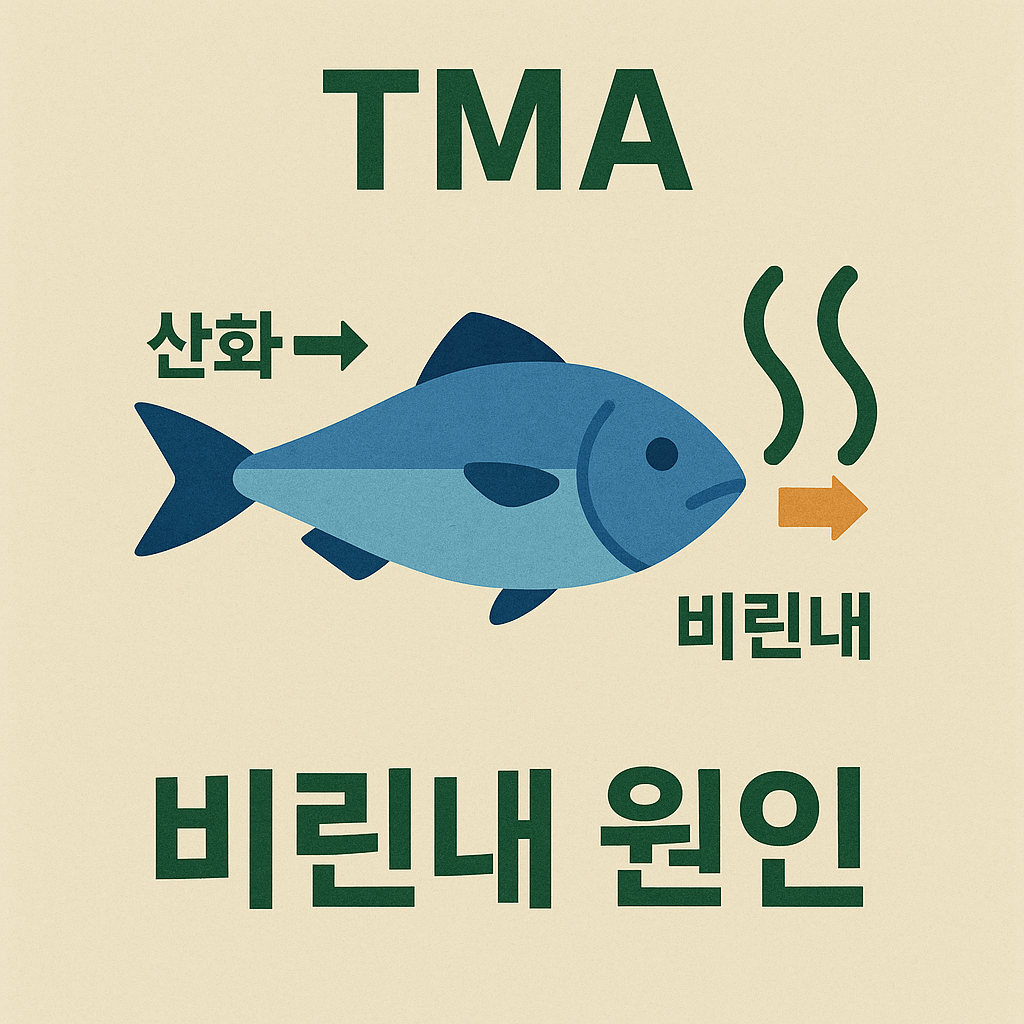 생선 비린내의 1차 원인은 ‘트라이메틸아민(TMA)’이다