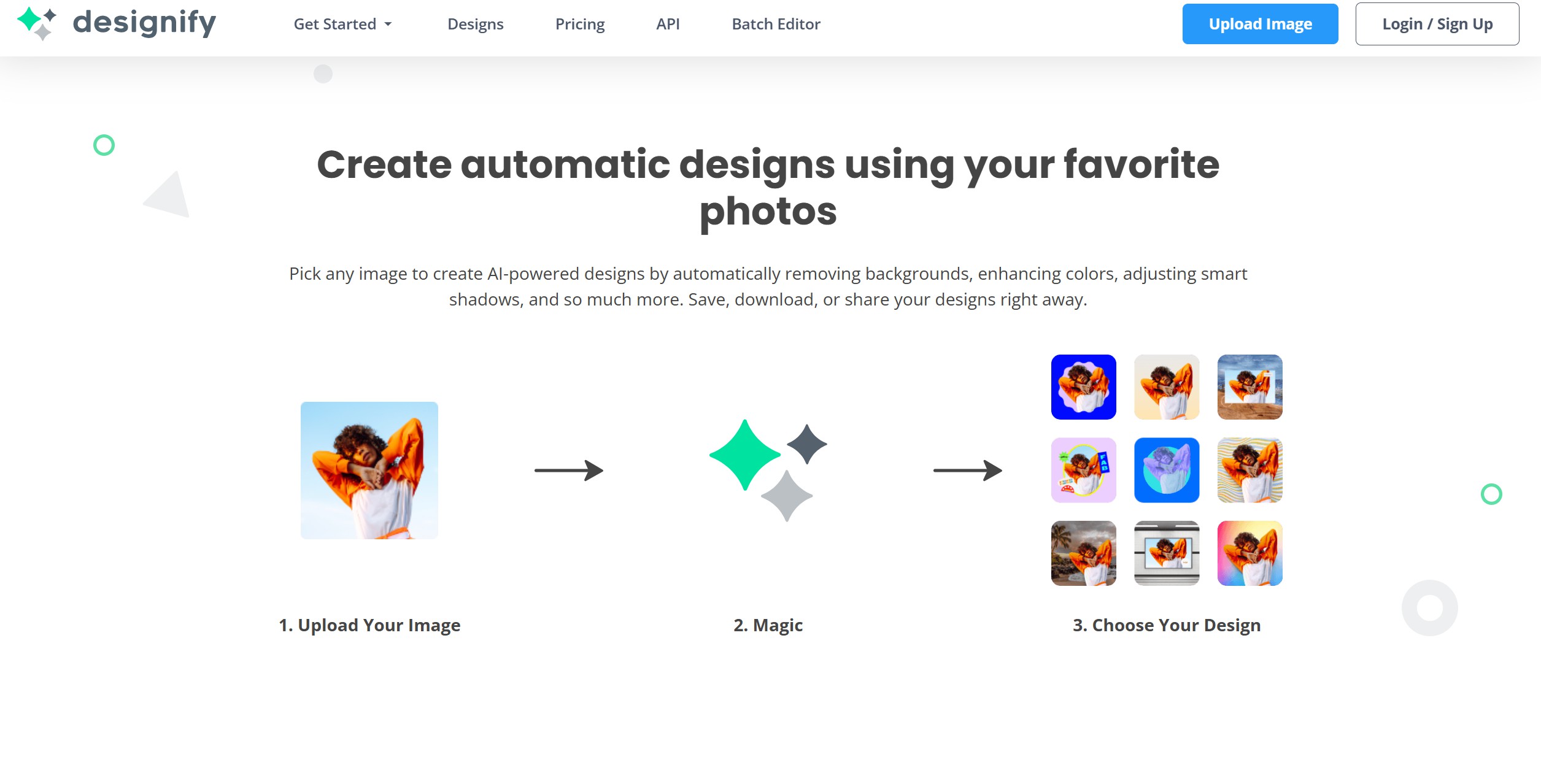 AI 이미지 생성 서비스 2. 디자인파이 Designify