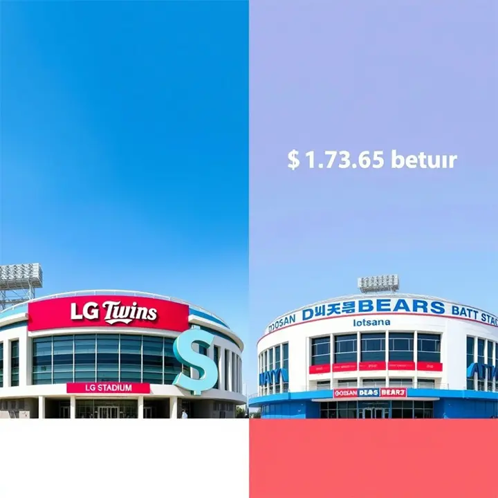 엘지 트윈스와 두산 베어스는 새 홈구장 짓는 데 각각 얼마를 썼나요