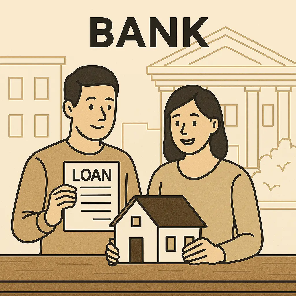 햇살론의 정부 보증과 금융사 실행 구조 설명 아이콘