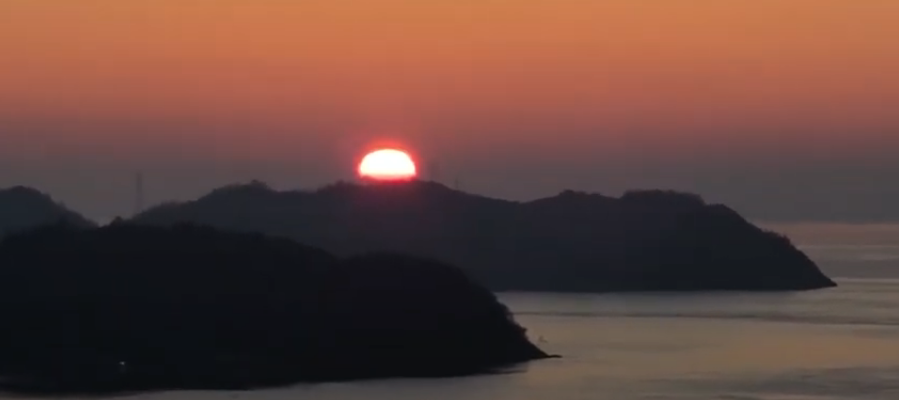 땅끝마을 해돋이광경