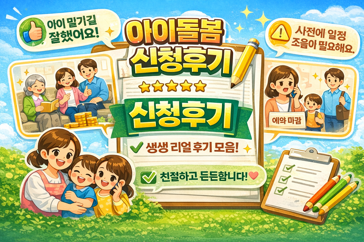 아이돌봄서비스 신청후기