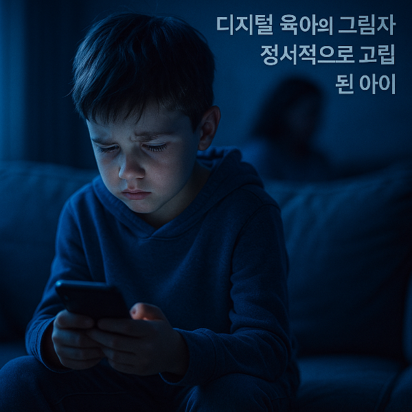 스마트폰 중독 아이, 정서 문제를 악화시키는 디지털 육아의 그림자