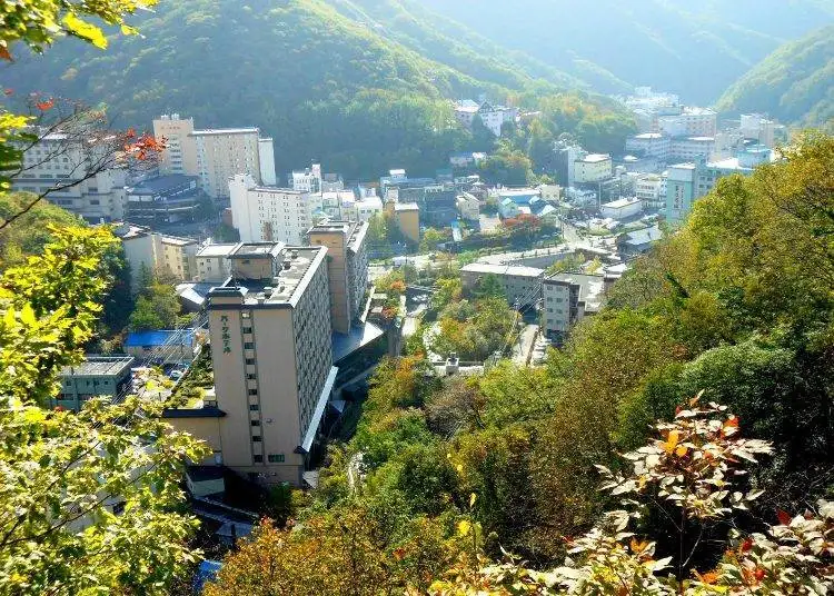 눈 오는 홋카이도 온천 여행지 탑10-노보리베츠 온천