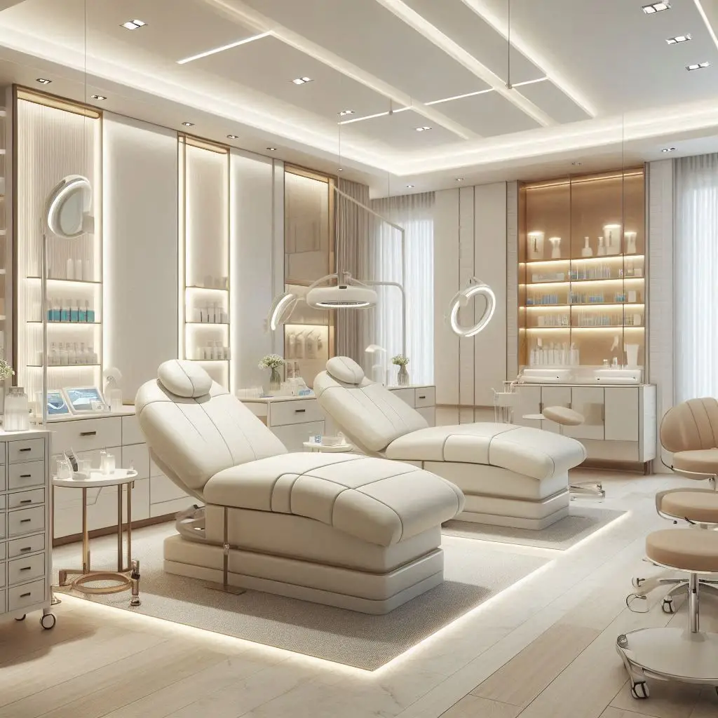 피부,체형관리 샵 배경