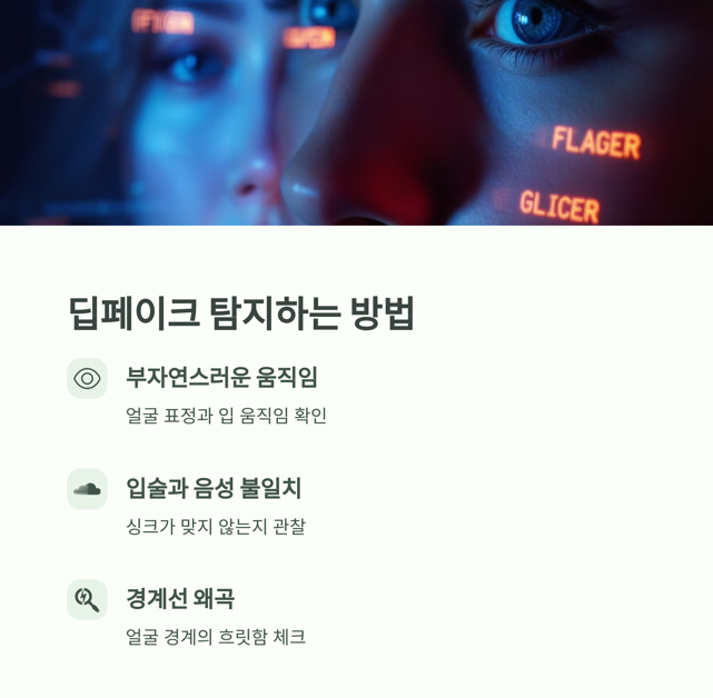 딥페이크 탐지하는 방법