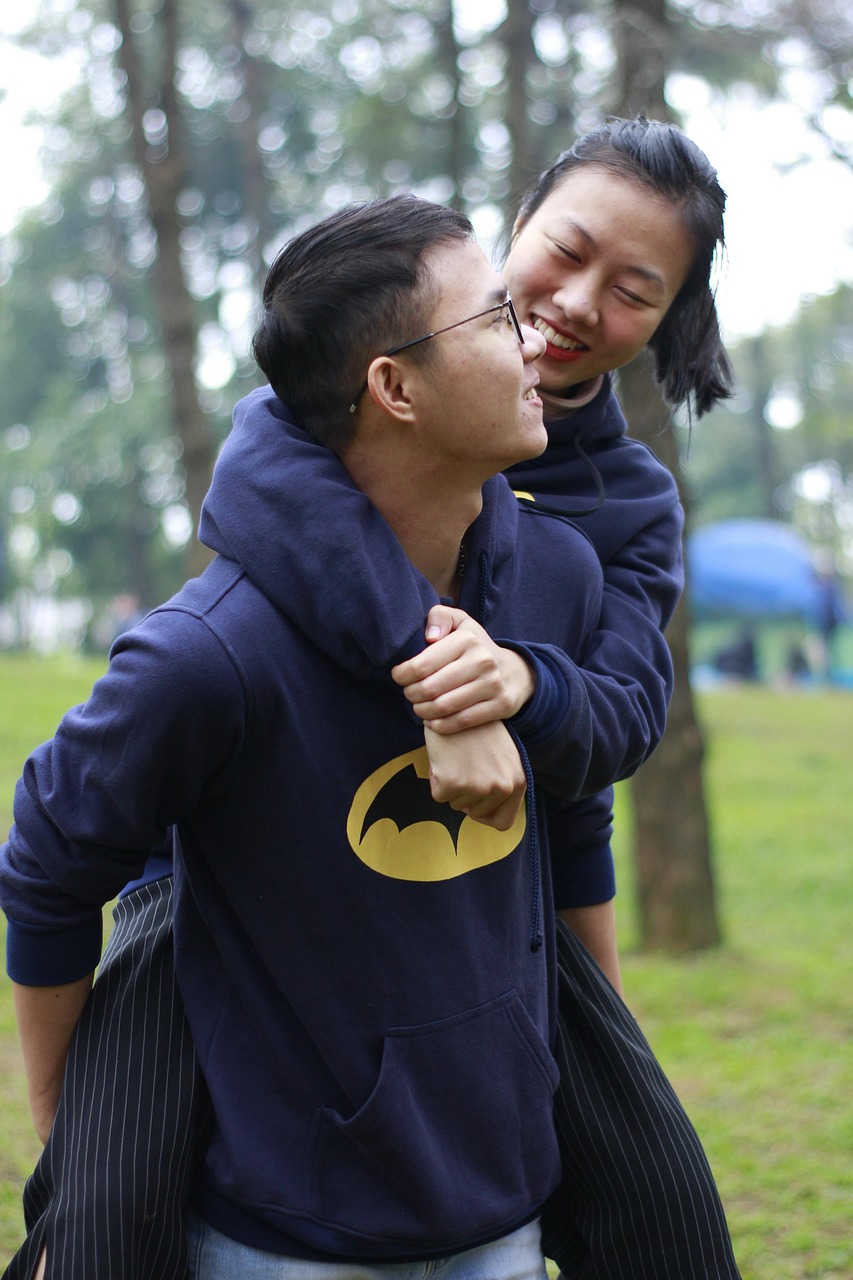 사랑하는 연인의 모습