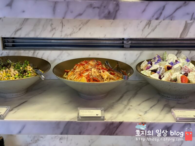 JW메리어트 싱가포르 이그제큐티브 라운지 이브닝칵테일 메뉴2