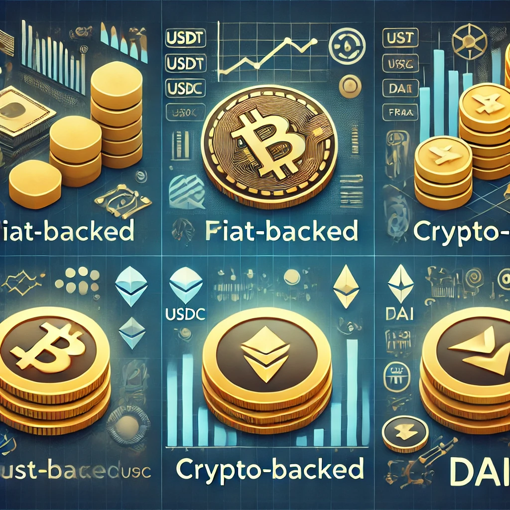 스테이블 코인의 시각적 비교