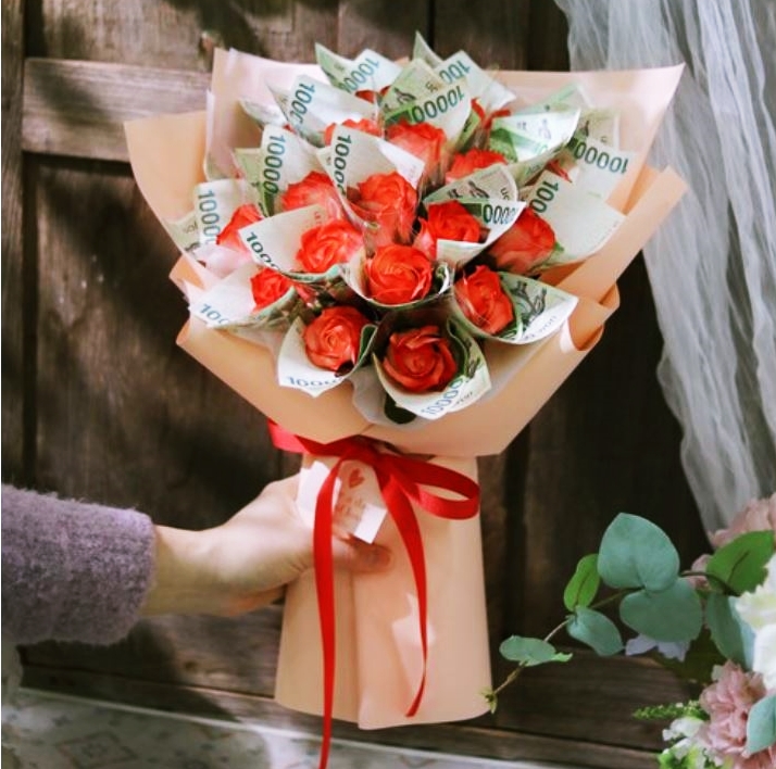 돈꽃다발 20송이