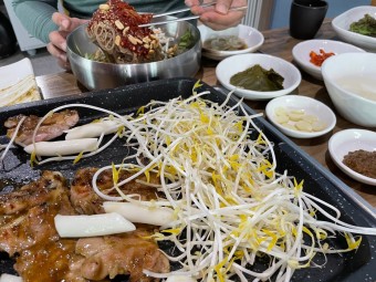 닭갈비 볶음밥 막국수