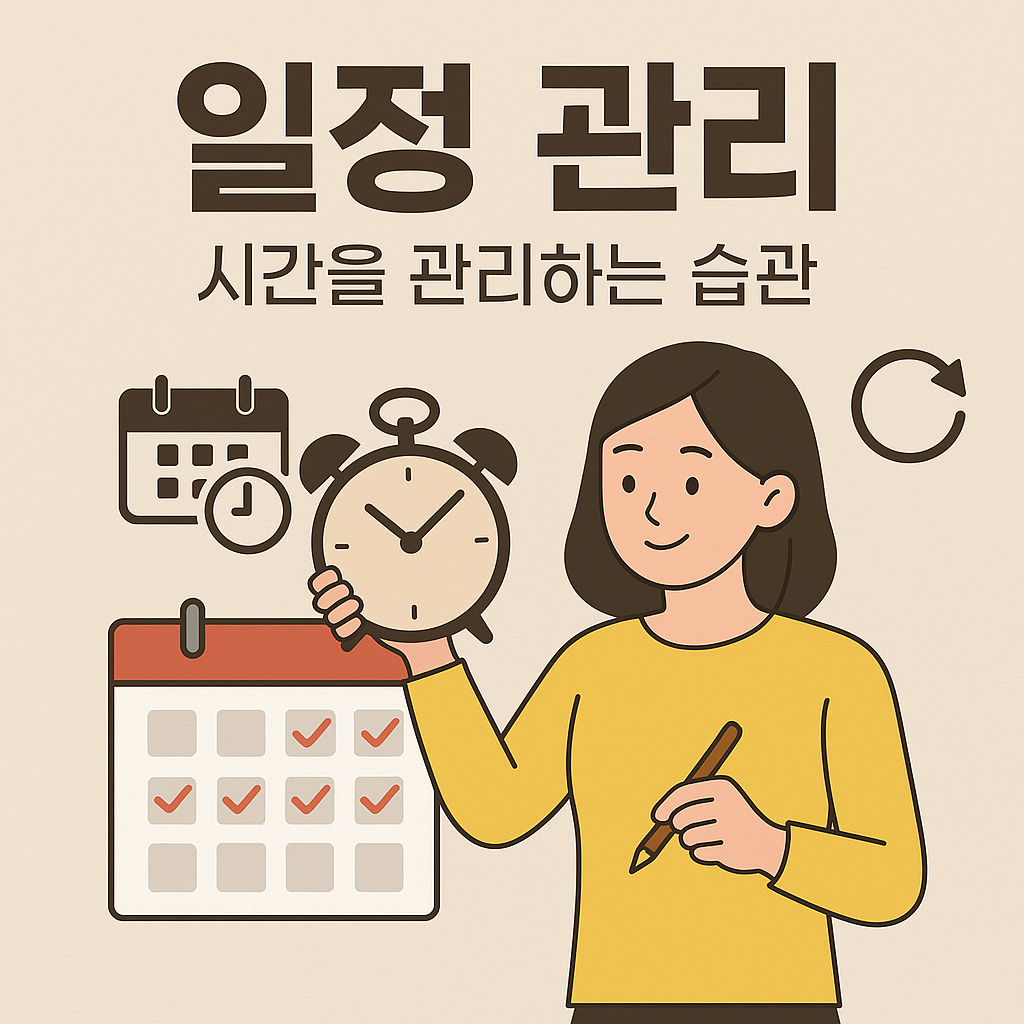 일정관리(시간을 관리하는 습관)