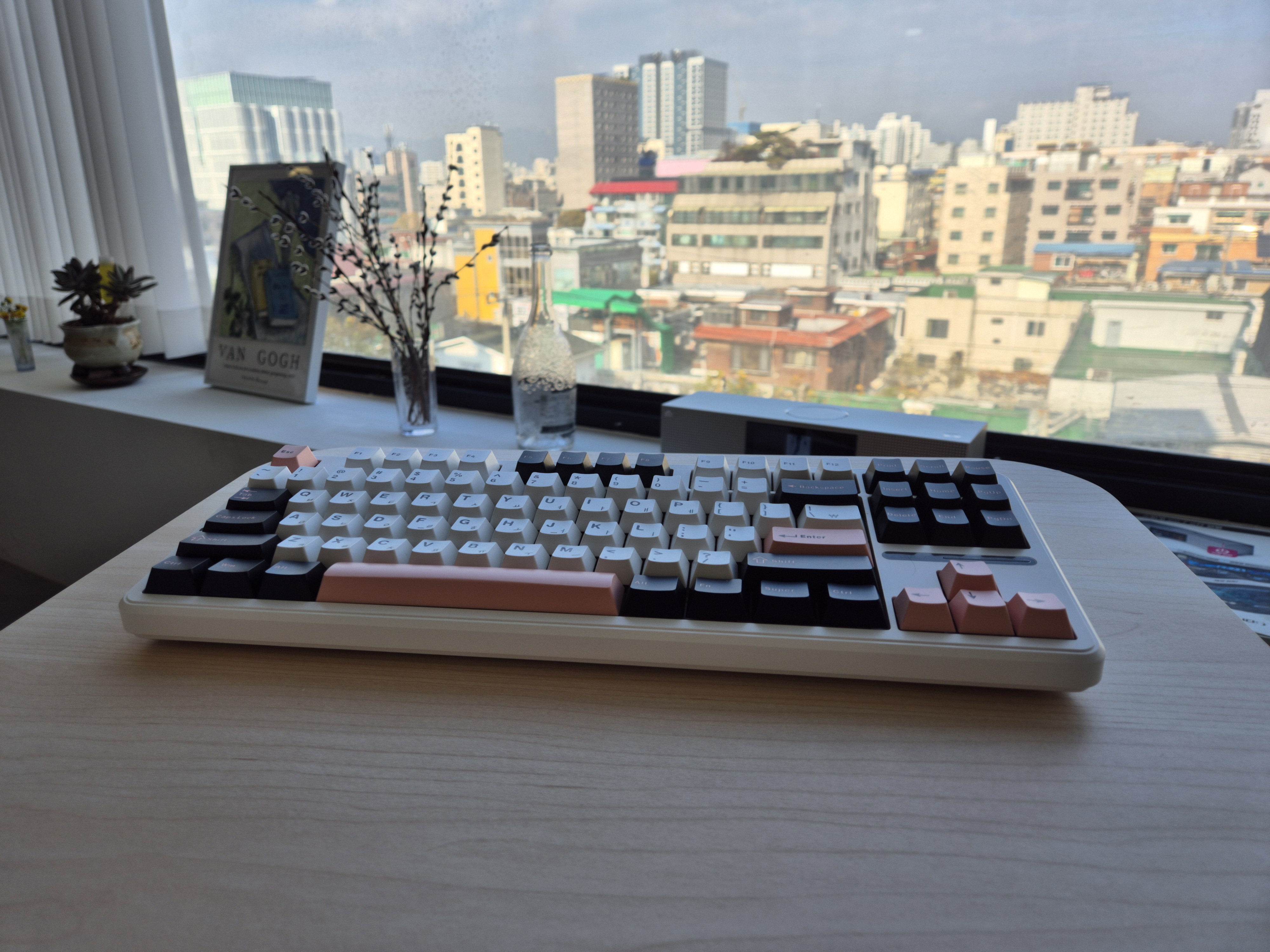 AULA F87 PRO 솜사탕축 텐키리스 키보드