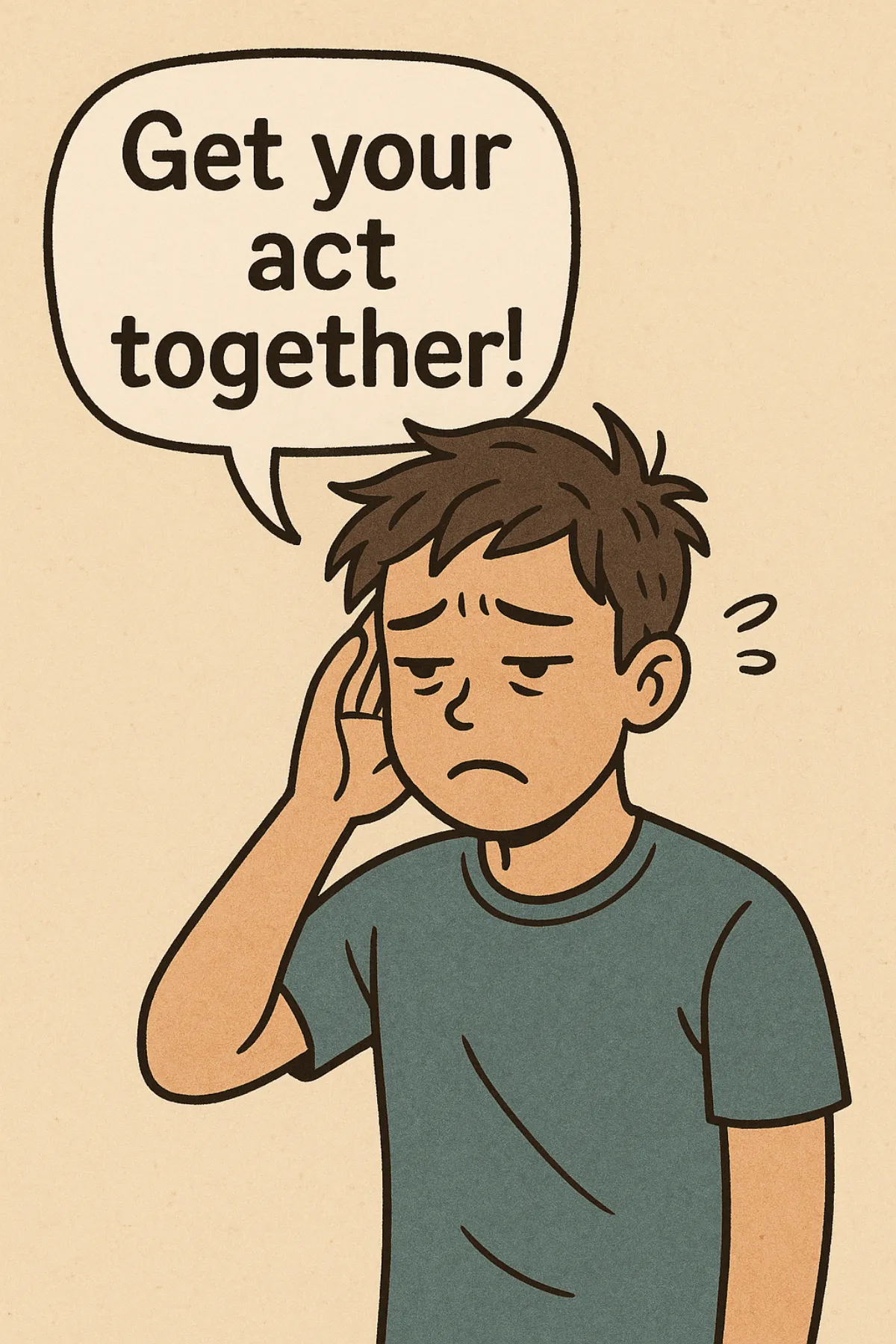 Get your act together. 이미지