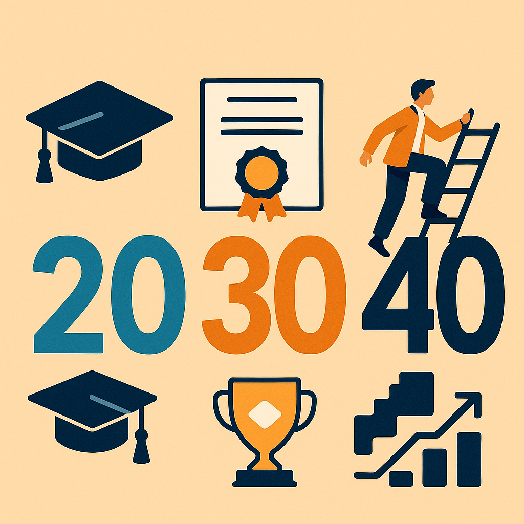 20대 vs 30대 vs 40대 연령별 투자가치 높은 자격증 비교