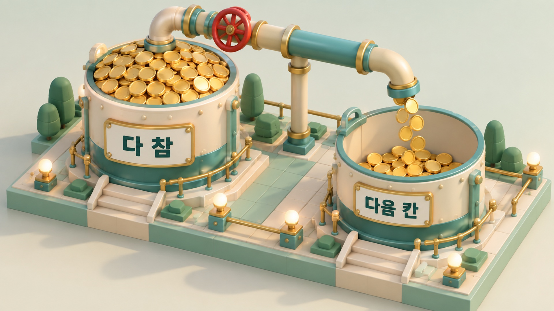 채운 다음