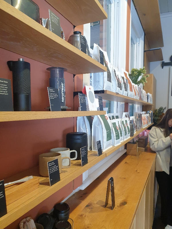 멜버른 3대 커피: 마켓 레인 커피 방문기_추출 용품 및 원두