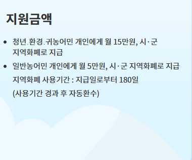 이천 농어민 기회소득 신청 방법