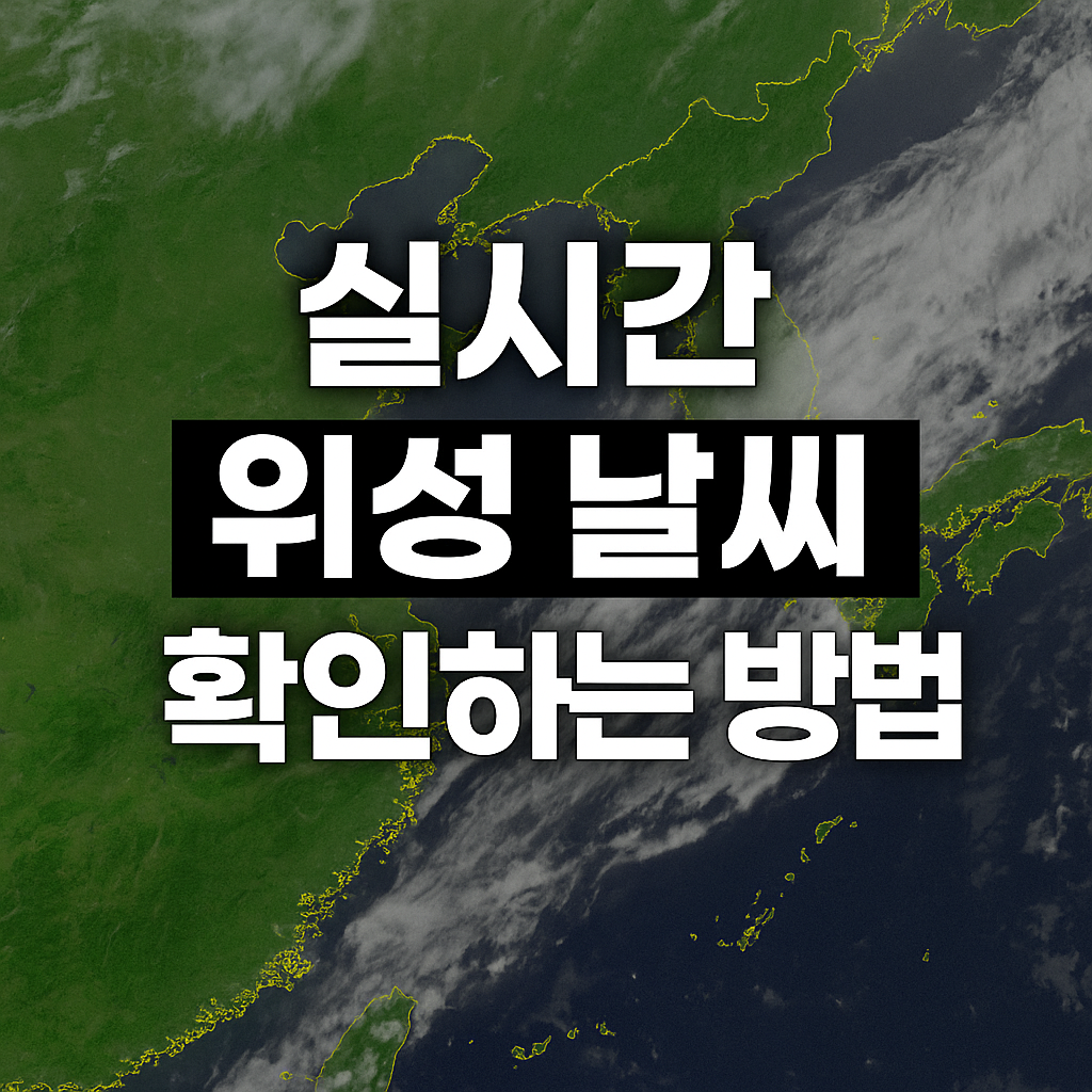 2025년 태풍 발생 및 실시간 정보 강조 썸네일 (청록색 배경, 심플한 강조 텍스트)