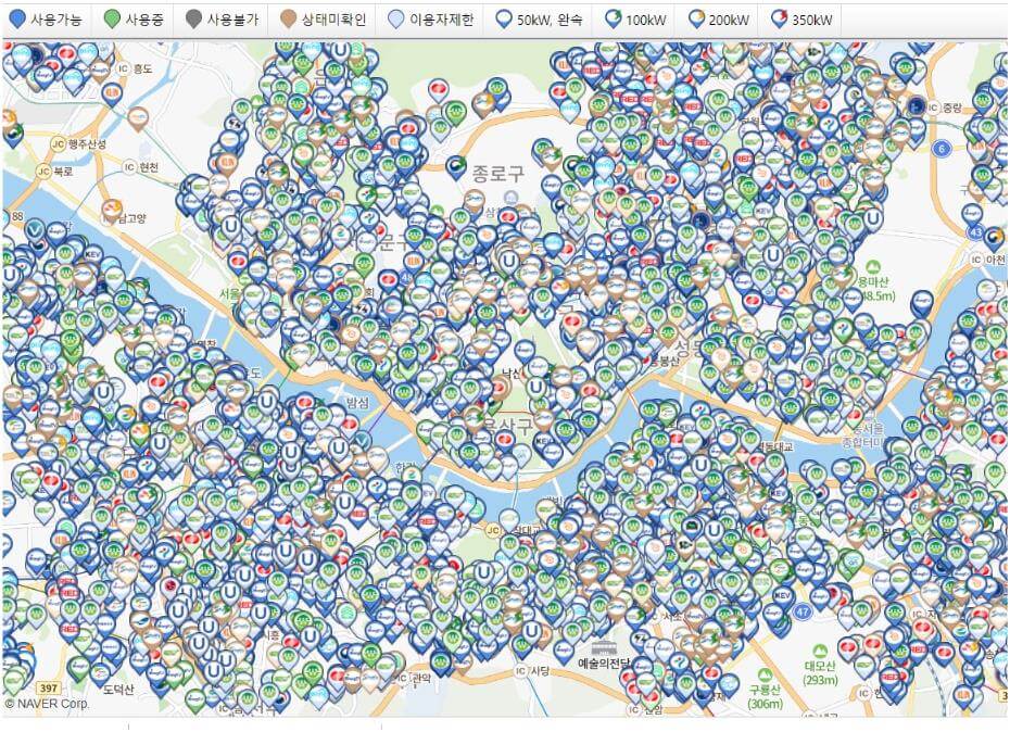 서울시-전기차-충전소-현황