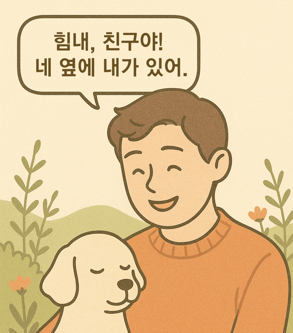 응원의 메시지