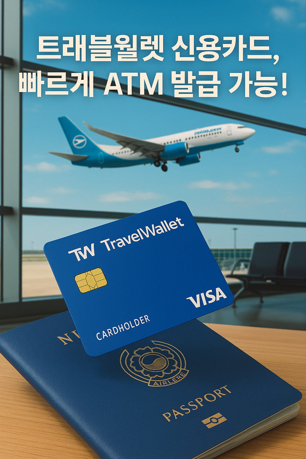 트래블월렛 신용카드, 편하고 빠르게 ATM 발급 가능