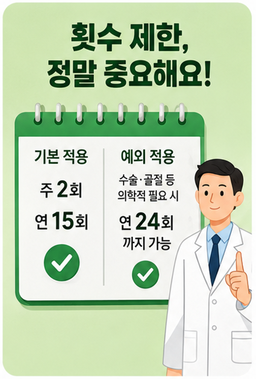 도수치료 4만원! 7월 1일부터 적용되는 '관리급여' 및 '실비청구' 완벽 가이드(2026)