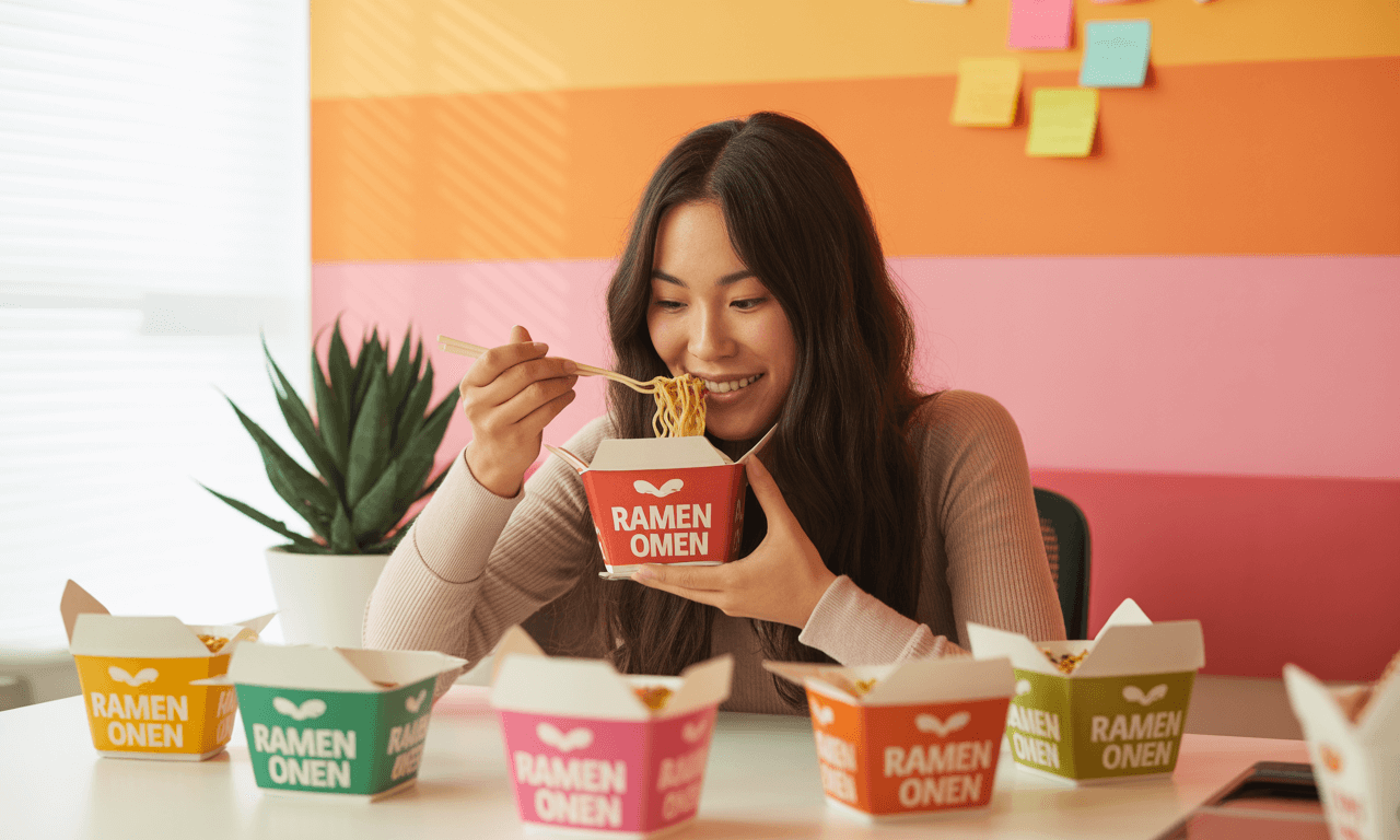 20대-여성-장염-원인-많은-음식을-먹는-모습