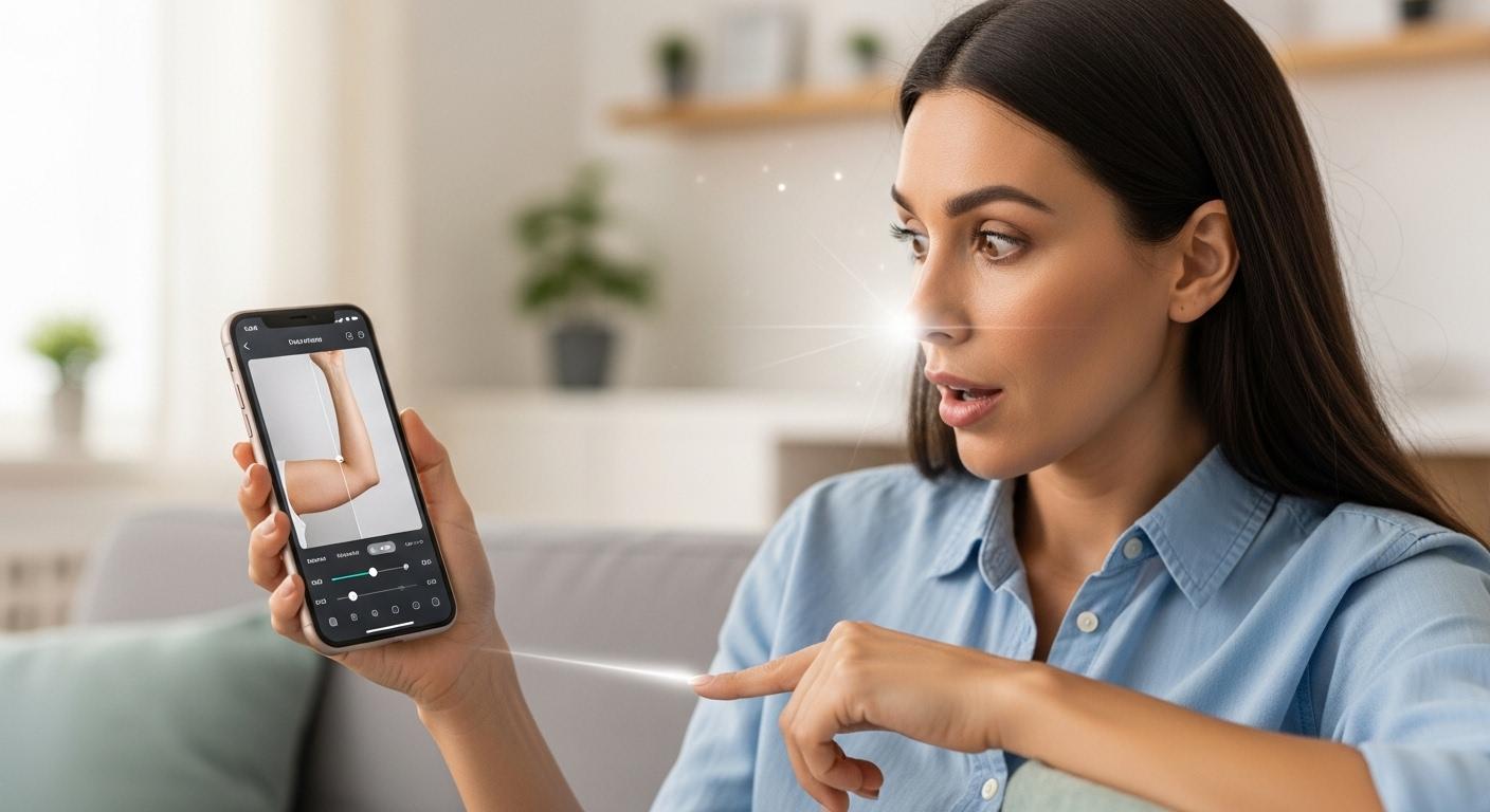 팔뚝살 보정 앱