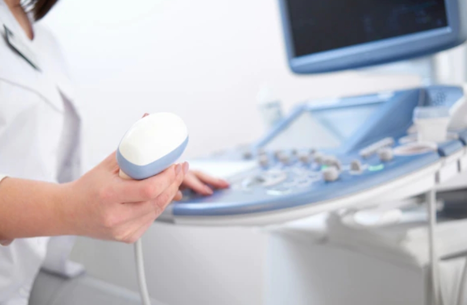 레이저 치료를 준비하고 있는 사진